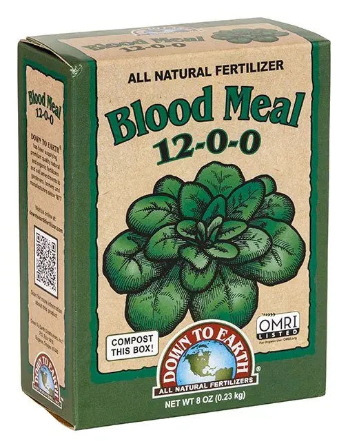 Down to Earth Blood Meal 12-0-0 landscape material
