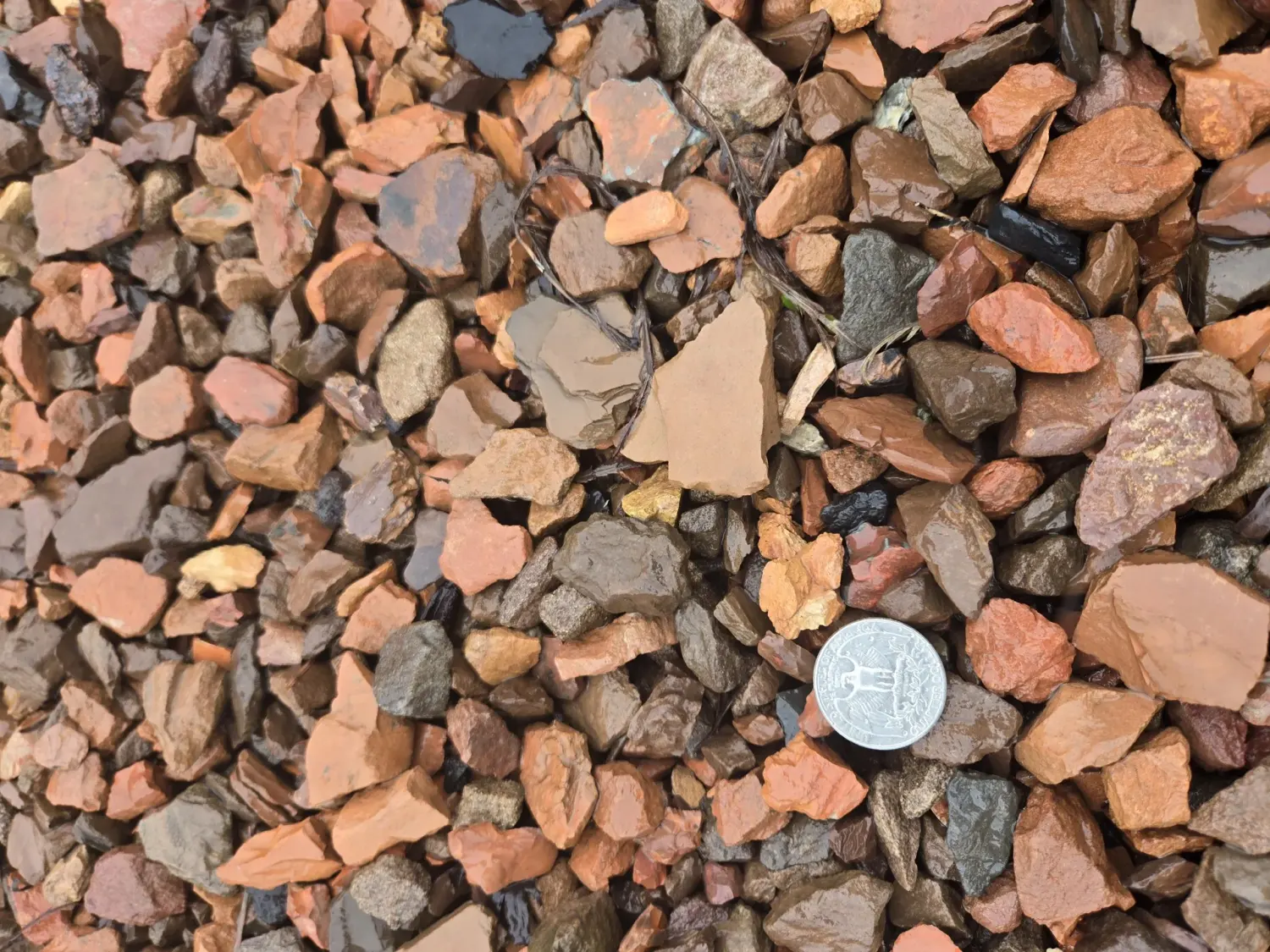 Fire Rock landscape material